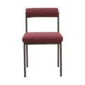 Mellow Burgundy Minimalist Dining Chair