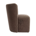 Cocora Dining Chair with Wheels Taupe