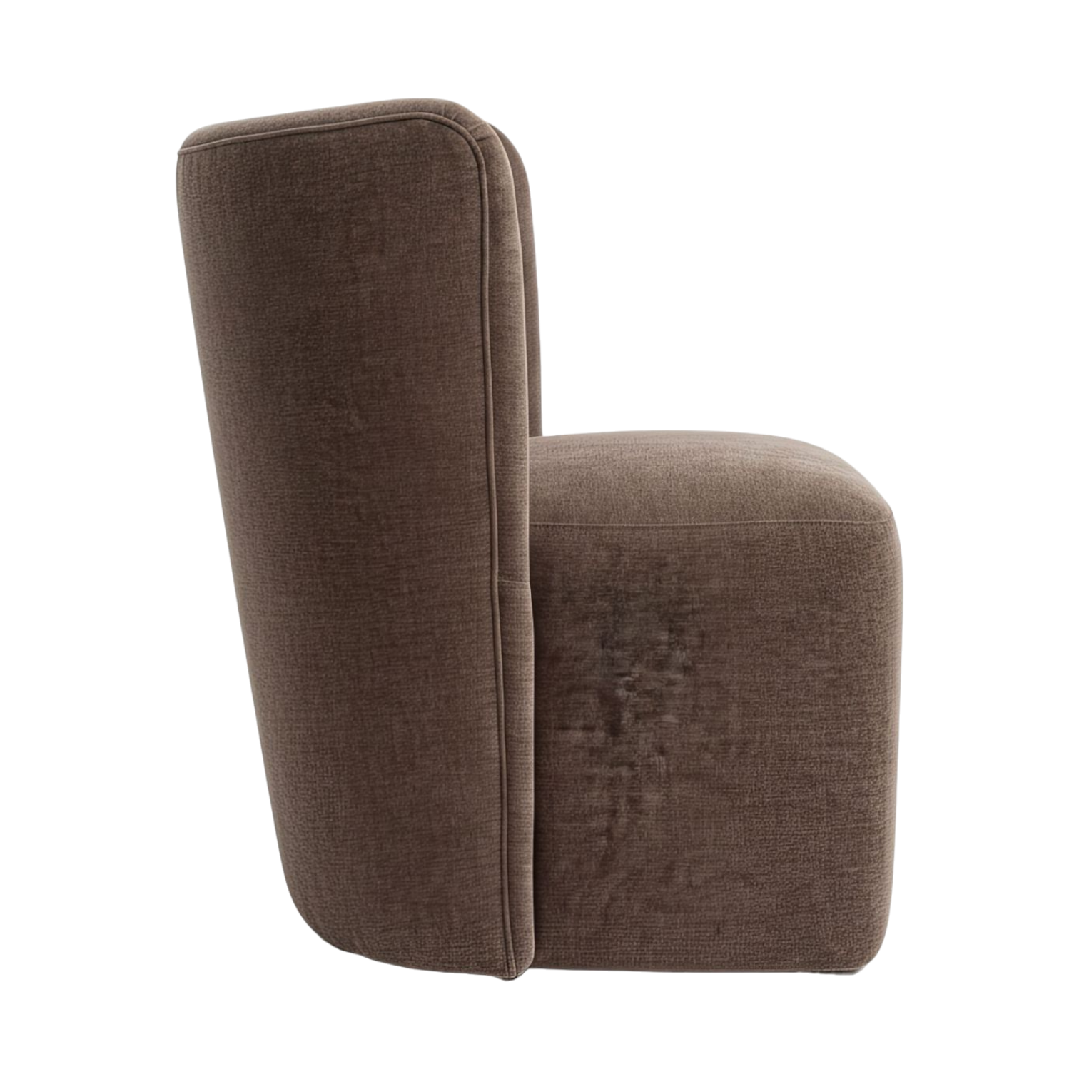 Cocora Dining Chair with Wheels Taupe