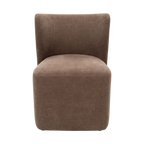 Cocora Dining Chair with Wheels Taupe