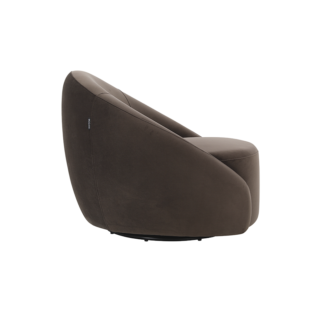 Amarys Lounge Chair Dark Brown