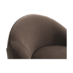 Amarys Lounge Chair Dark Brown