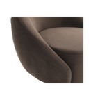 Amarys Lounge Chair Dark Brown