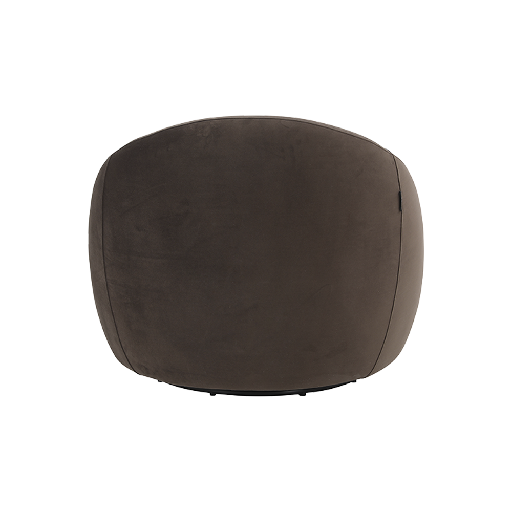 Amarys Lounge Chair Dark Brown