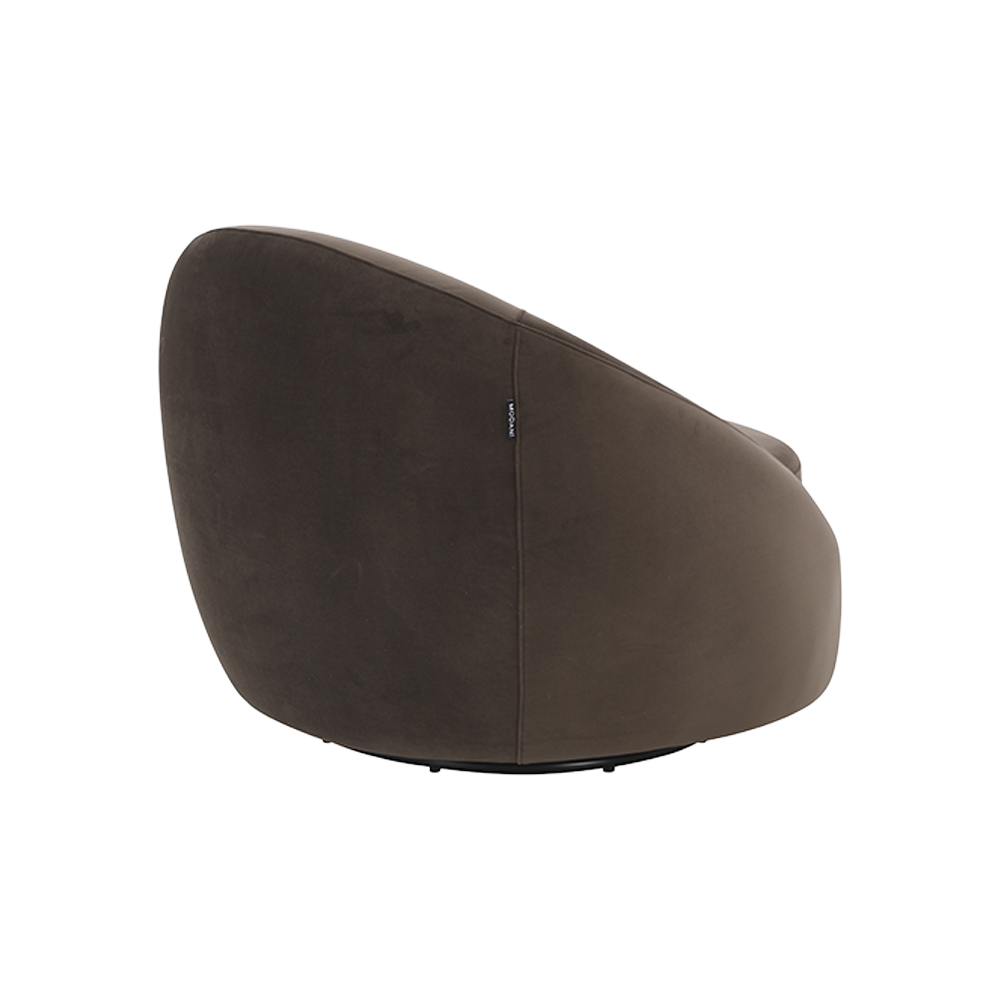 Amarys Lounge Chair Dark Brown