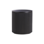 Baxter Nightstand Black Wood