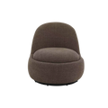 Boba Swivel Lounge Chair Brown