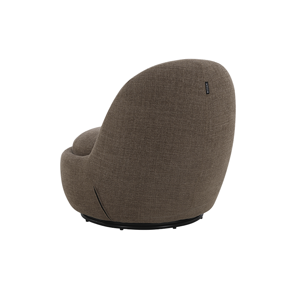 Boba Swivel Lounge Chair Brown