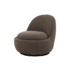 Boba Swivel Lounge Chair Brown