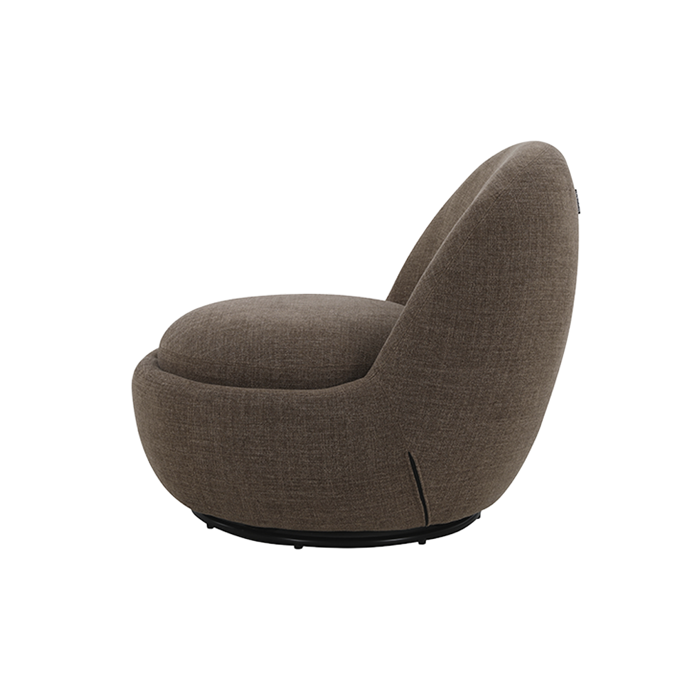 Boba Swivel Lounge Chair Brown