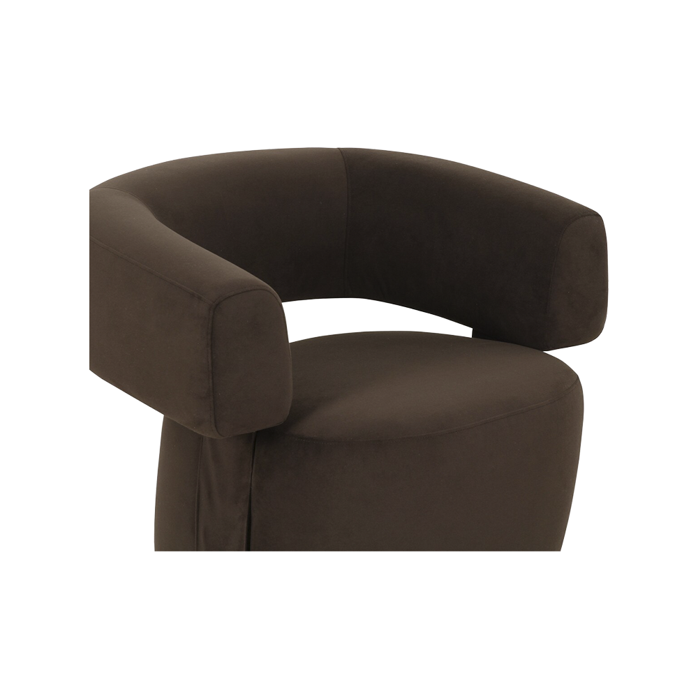 Bruna Lounge Chair Brown