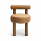 Arch Camel Velvet Dining Chair