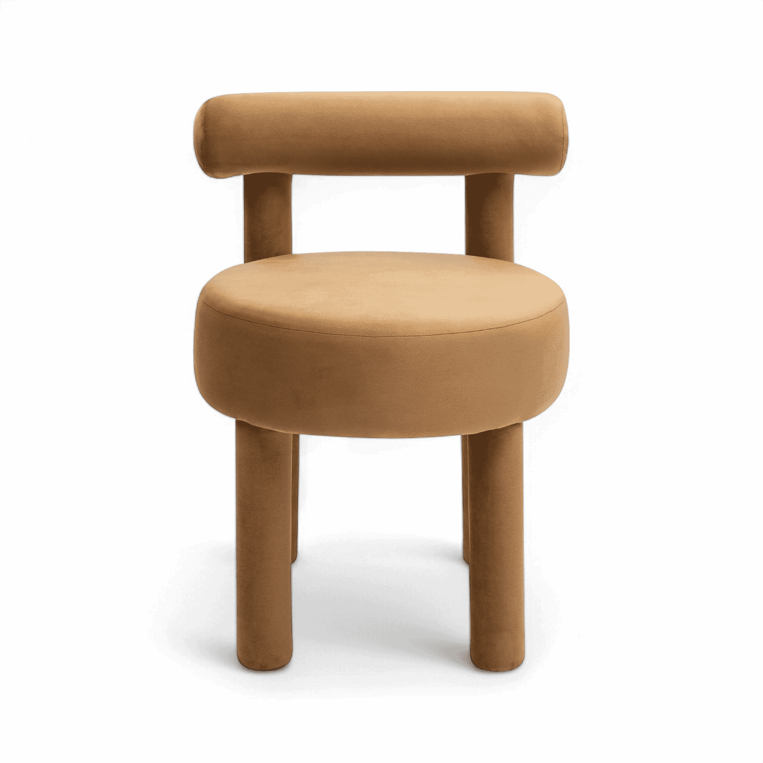 Arch Camel Velvet Dining Chair