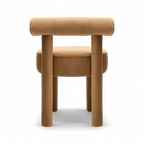 Arch Camel Velvet Dining Chair