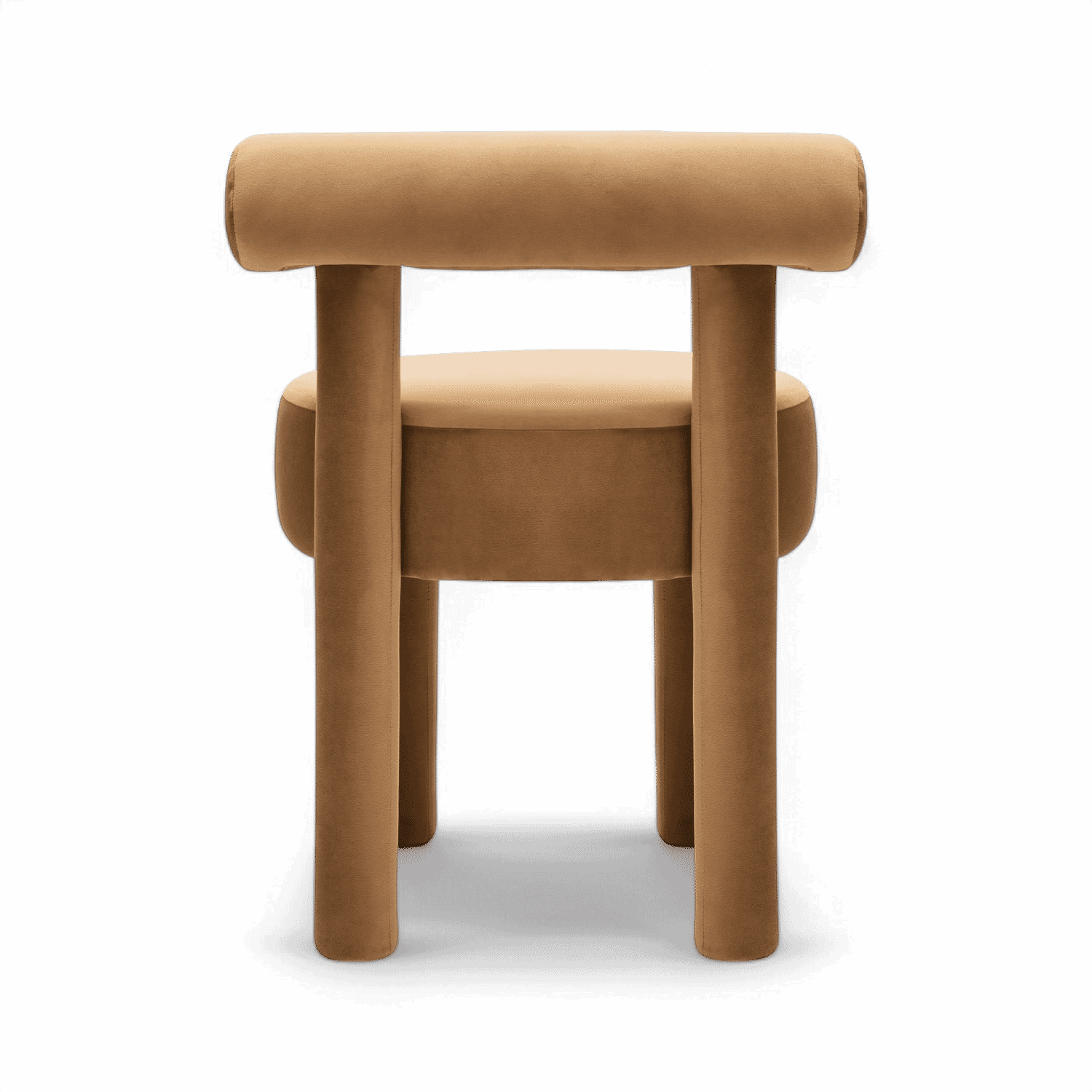 Arch Camel Velvet Dining Chair