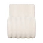 Amber Corduroy Accent Chair Beige