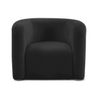 Comet Black Velvet Lounge Chair