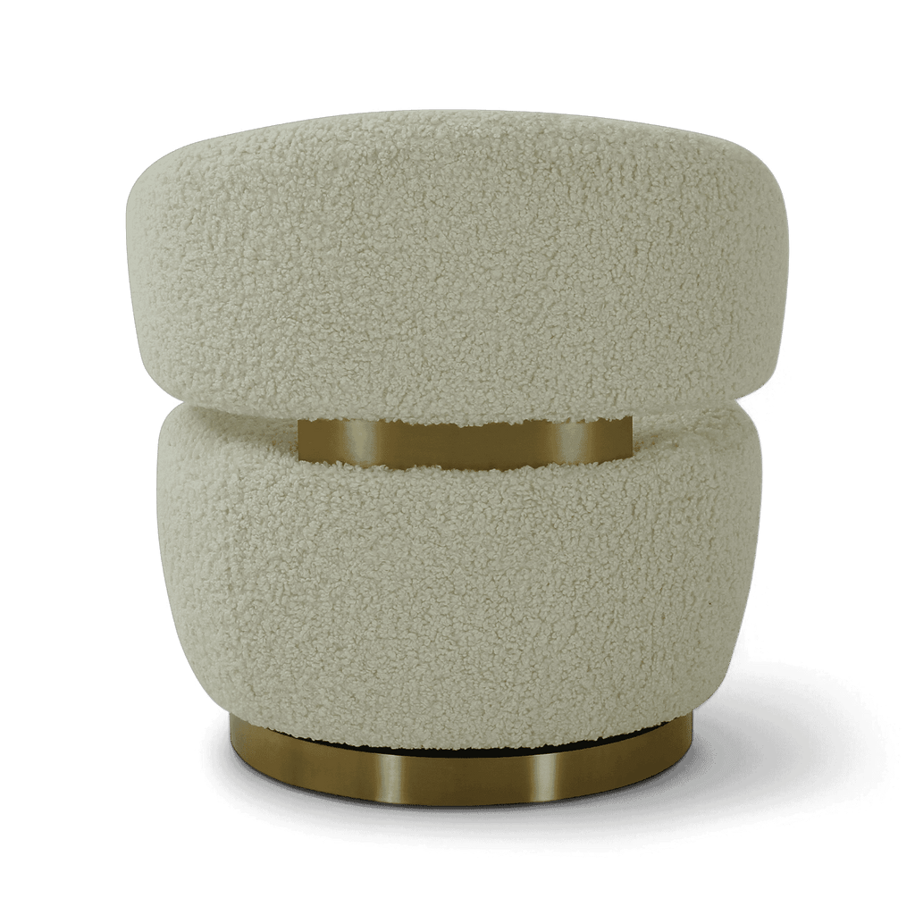 Lusso Gilded Shearling Swivel