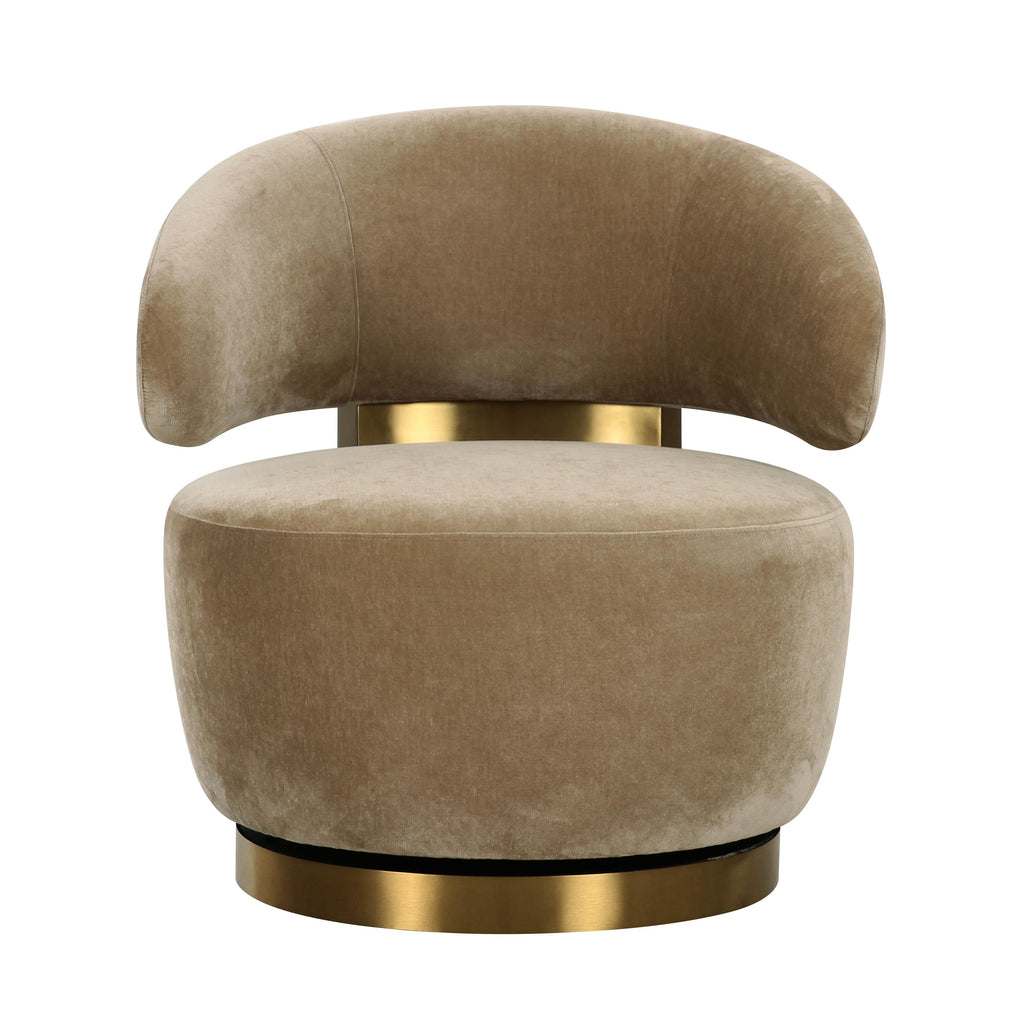 Lumina Oat Swivel Lounge
