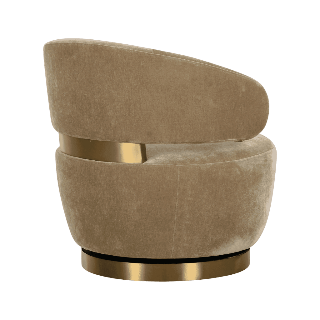 Lumina Oat Swivel Lounge