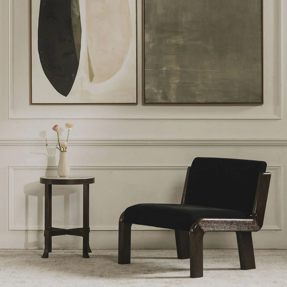 Obsidian Arc Lounge Chair
