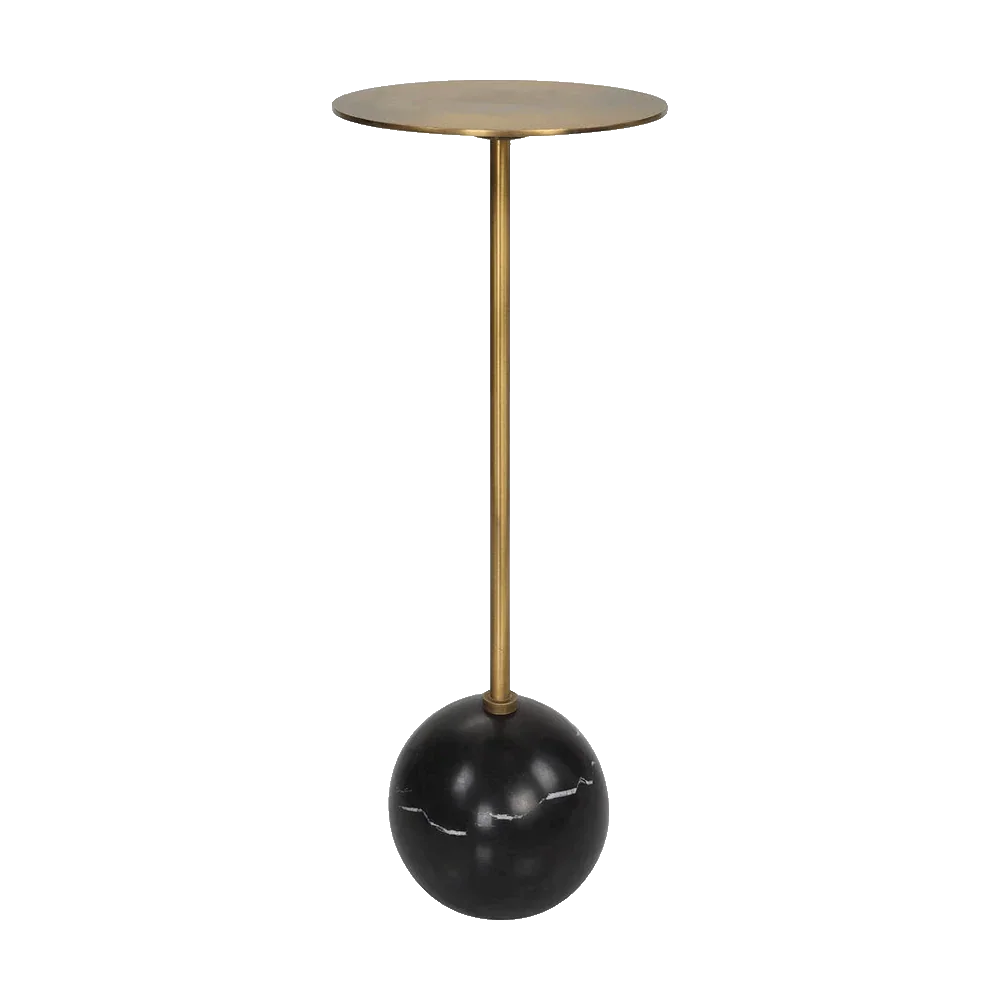 Aura Black Side Table