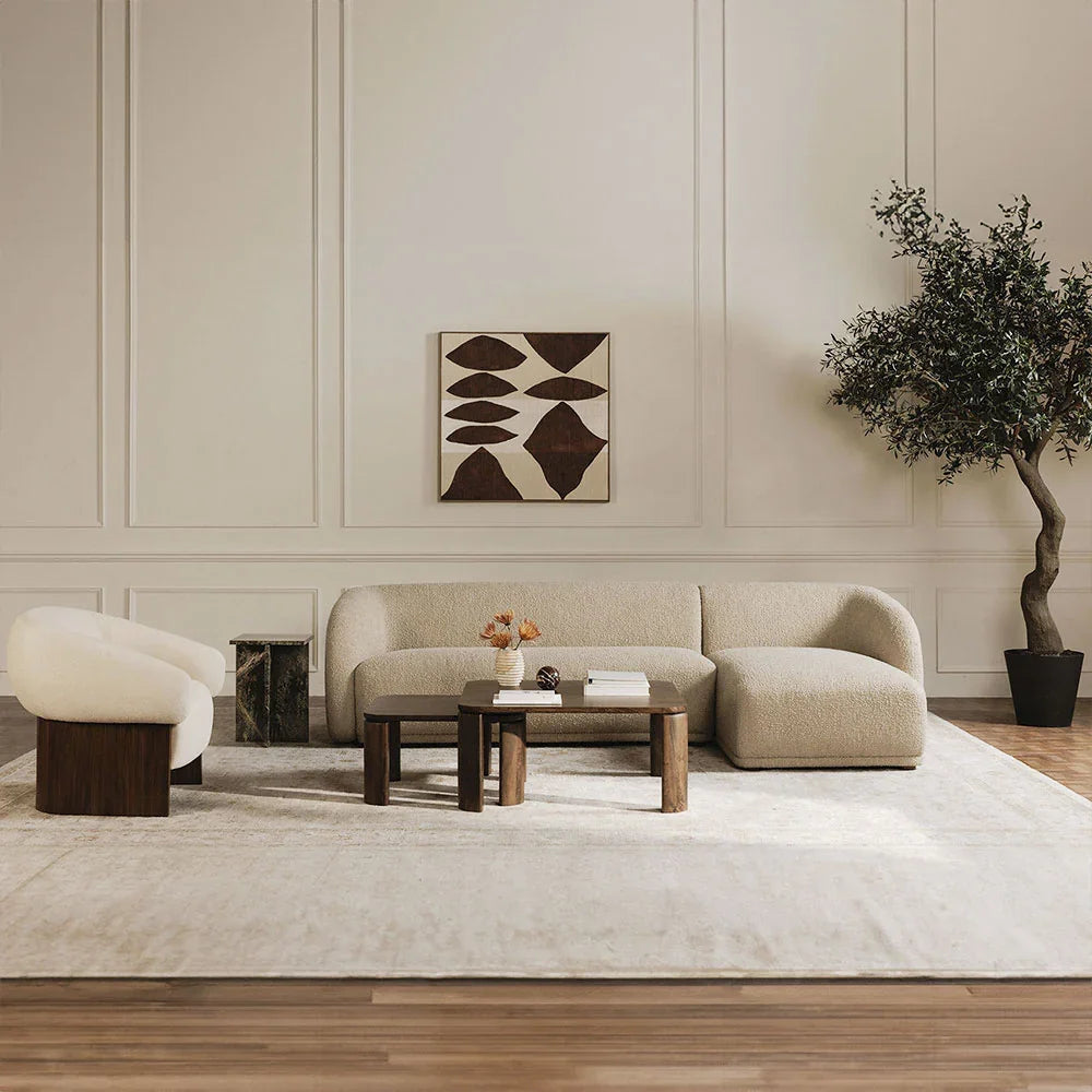 Aura Cream Lounge Chair