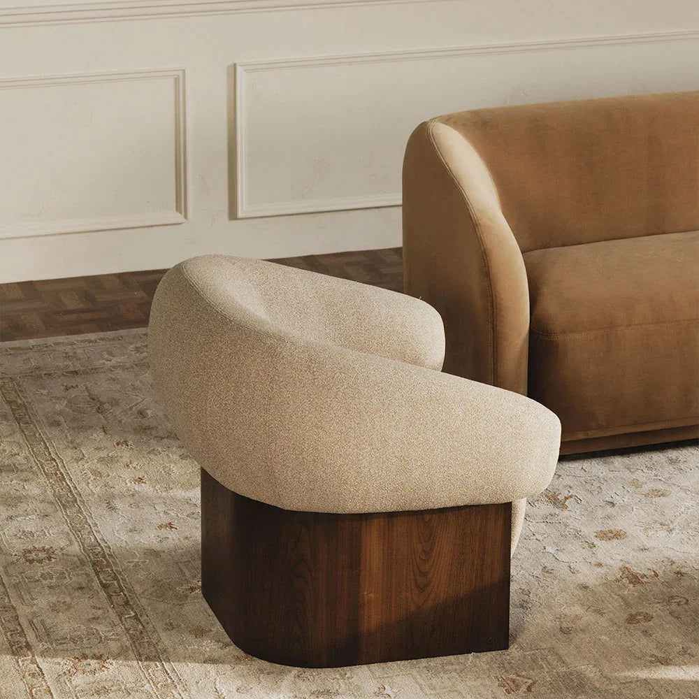 Lyra Tan Lounge Chair