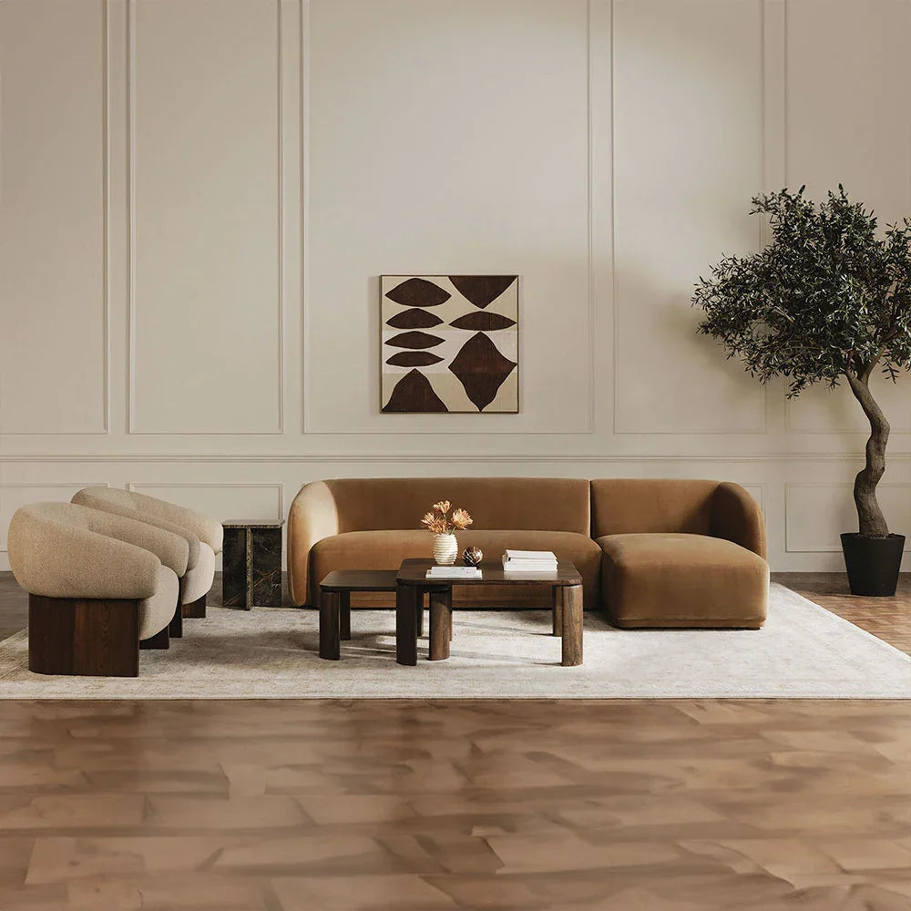 Lyra Tan Lounge Chair