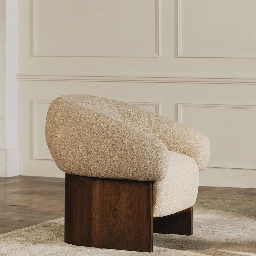 Lyra Tan Lounge Chair
