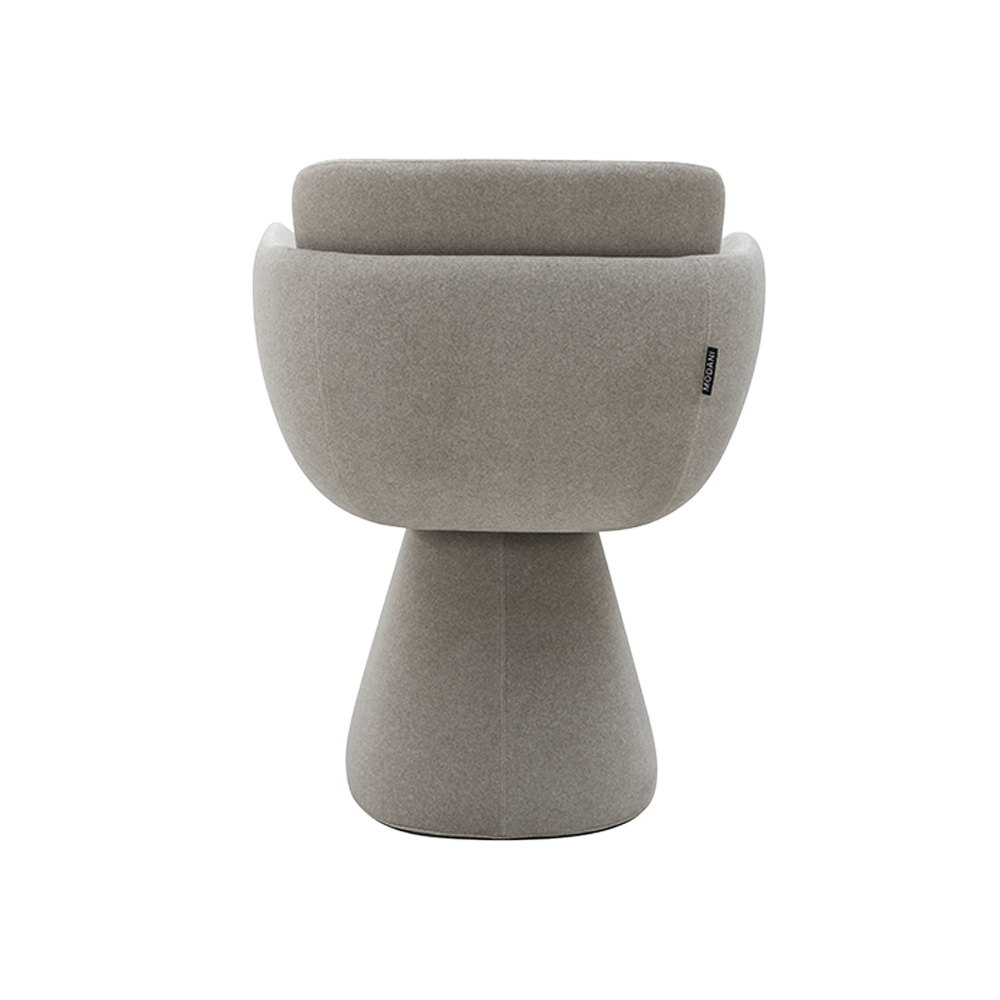 Rune-A Sculptural Swivel Dining Chair