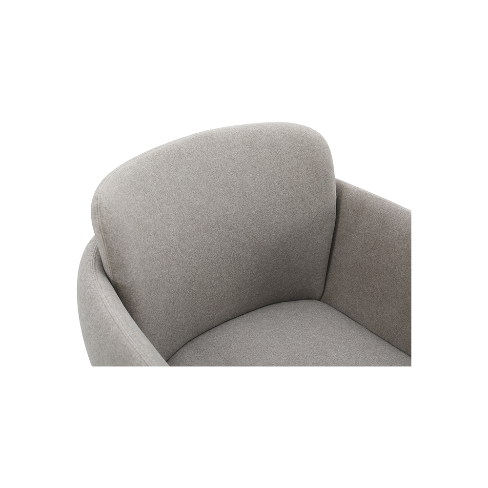 Rune-A Sculptural Swivel Dining Chair