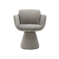 Rune-A Sculptural Swivel Dining Chair