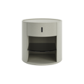 Cove Off-White Leather Nightstand