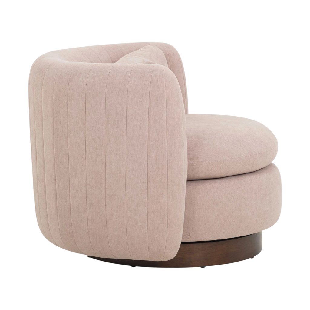 Maren Chenille Swivel Lounge Chair