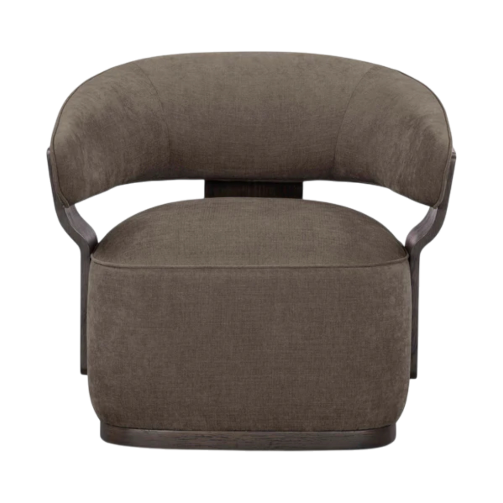 Juno Linen Swivel Accent Chair