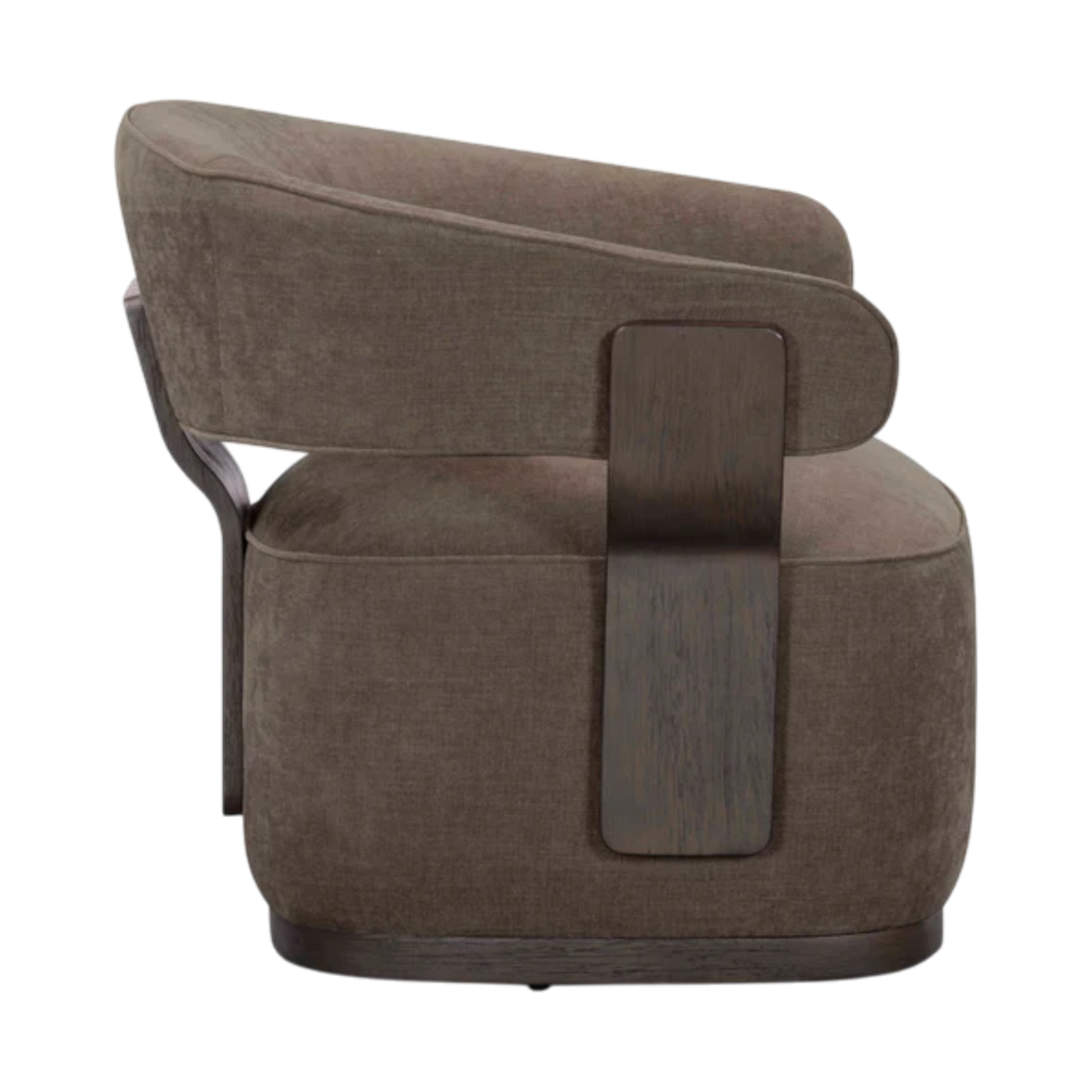 Juno Linen Swivel Accent Chair