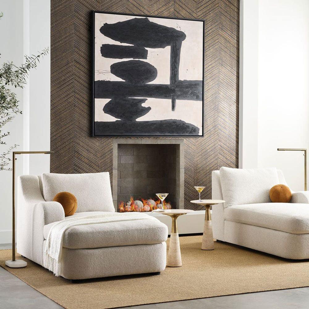 Elegant Travara Travertine Side Table