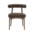 Truffle Minimalist Curved Dining Chair