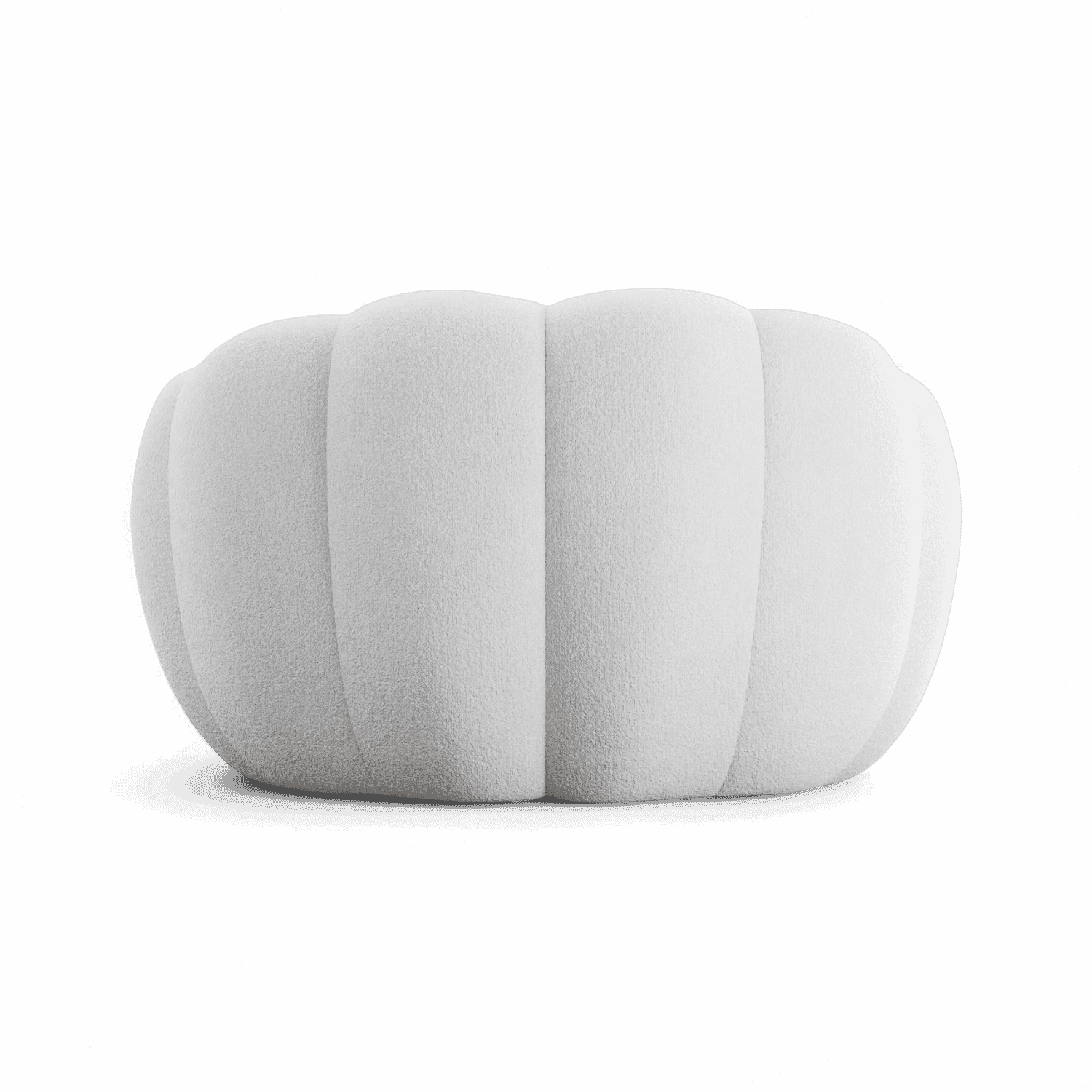 Cirrus White Boucle Sculptural Lounge