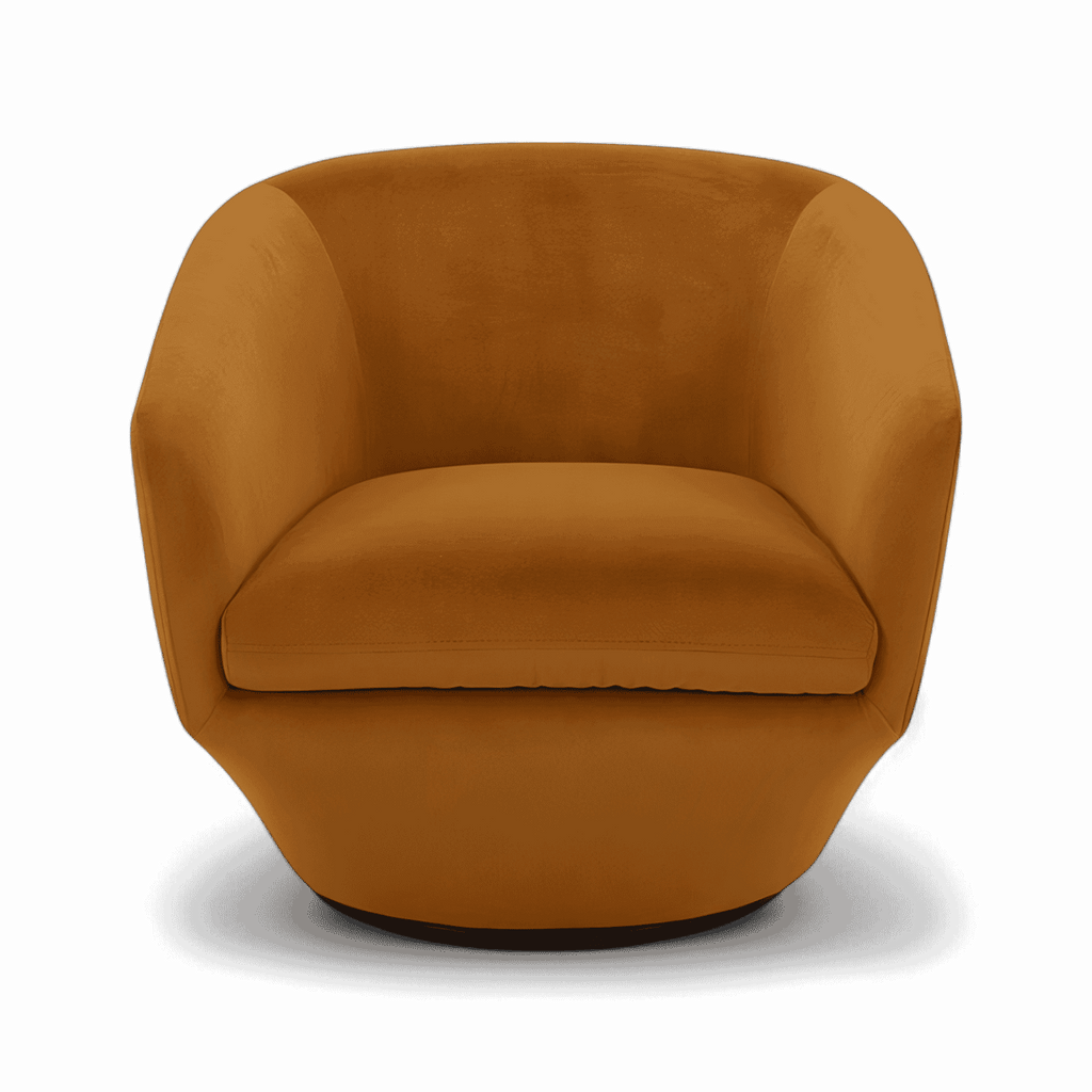 Akira Lounge Chair Dark Yellow
