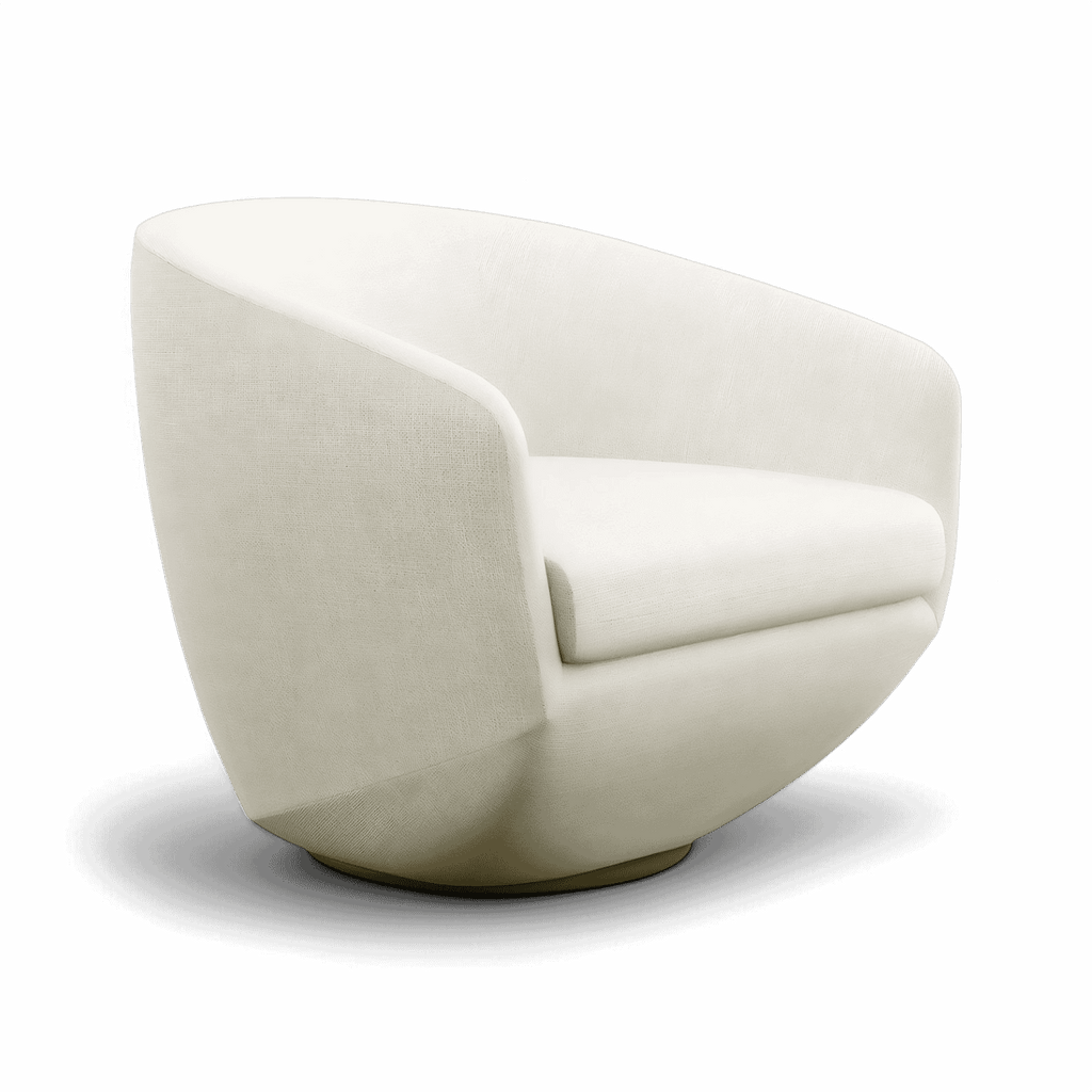 Akira Lounge Chair Off White