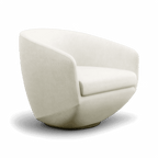 Akira Lounge Chair Off White