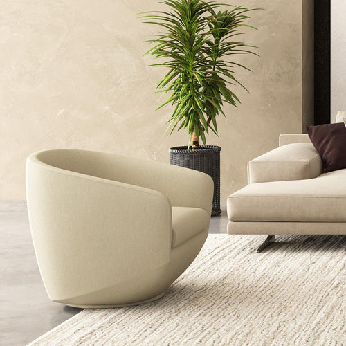 Akira Lounge Chair Off White