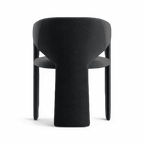 Aria Dining Chair Black Boucle