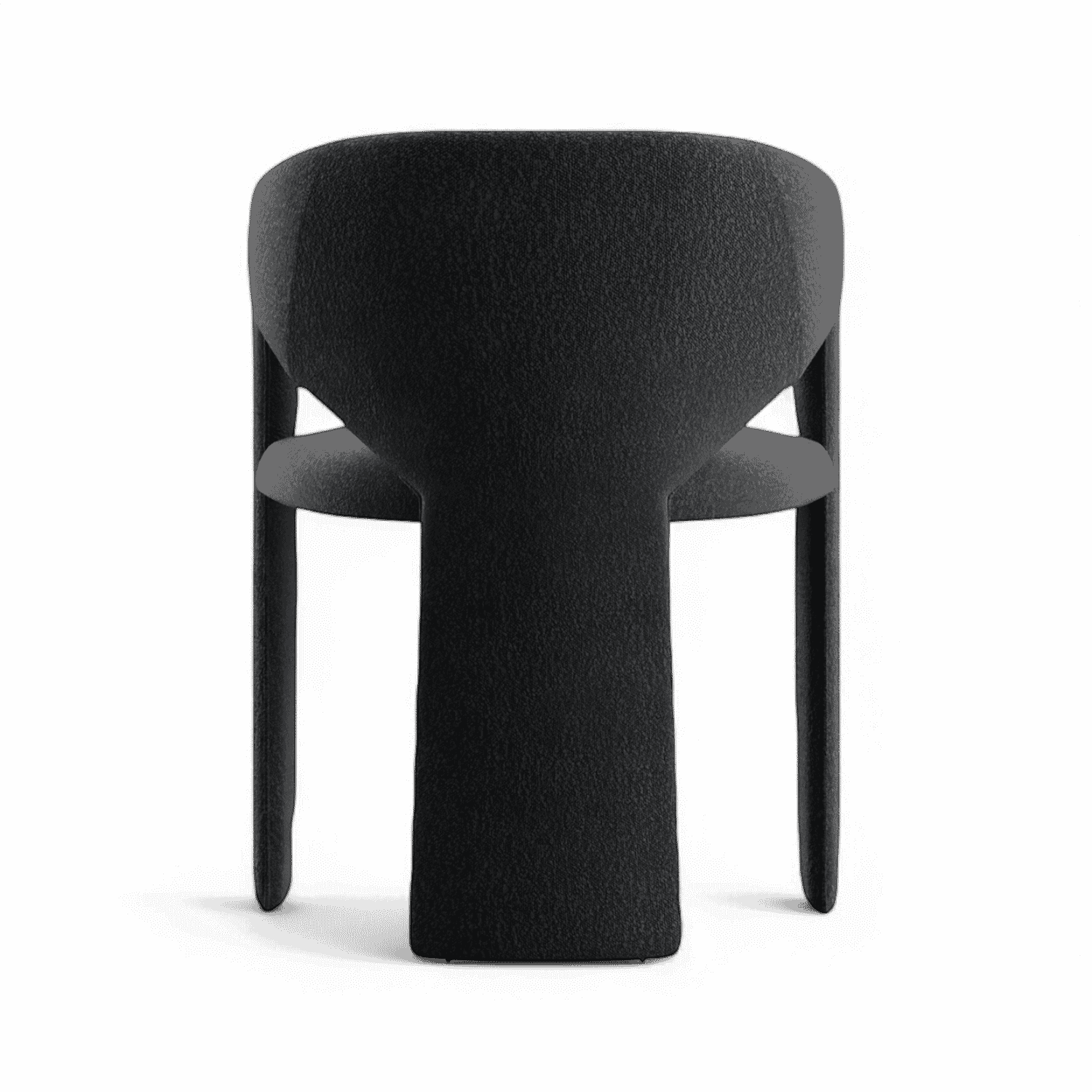 Aria Dining Chair Black Boucle