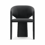 Aria Dining Chair Black Boucle