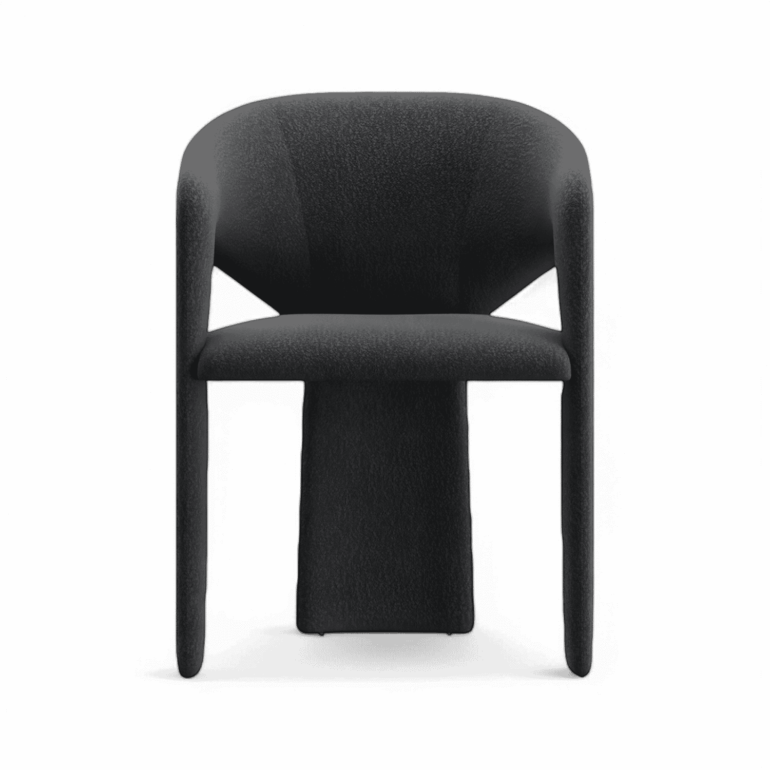 Aria Dining Chair Black Boucle