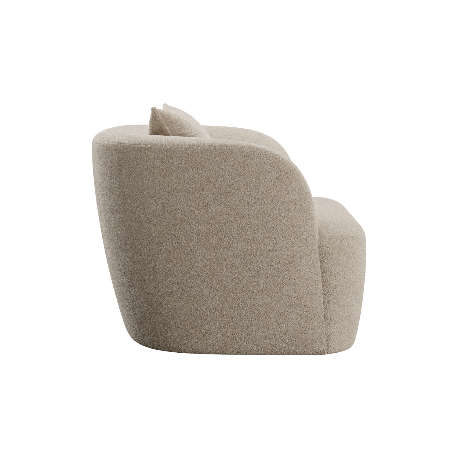 Elora Lounge Chair Greige Boucle