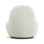 Boba Swivel Lounge Chair White Boucle